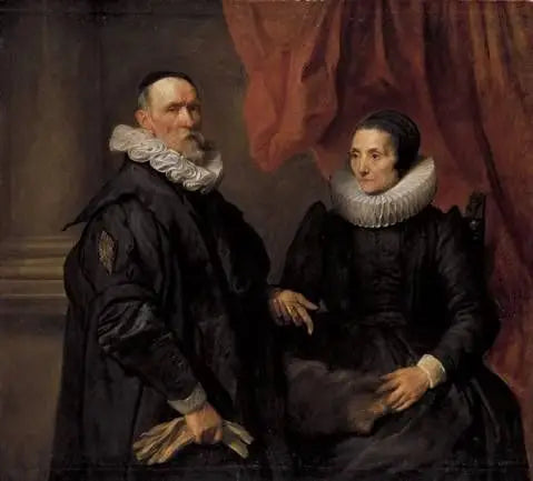 จิตรกร Jan de Wael และภรรยาของเขา Gertrud de Jode - Antoine van Dyck