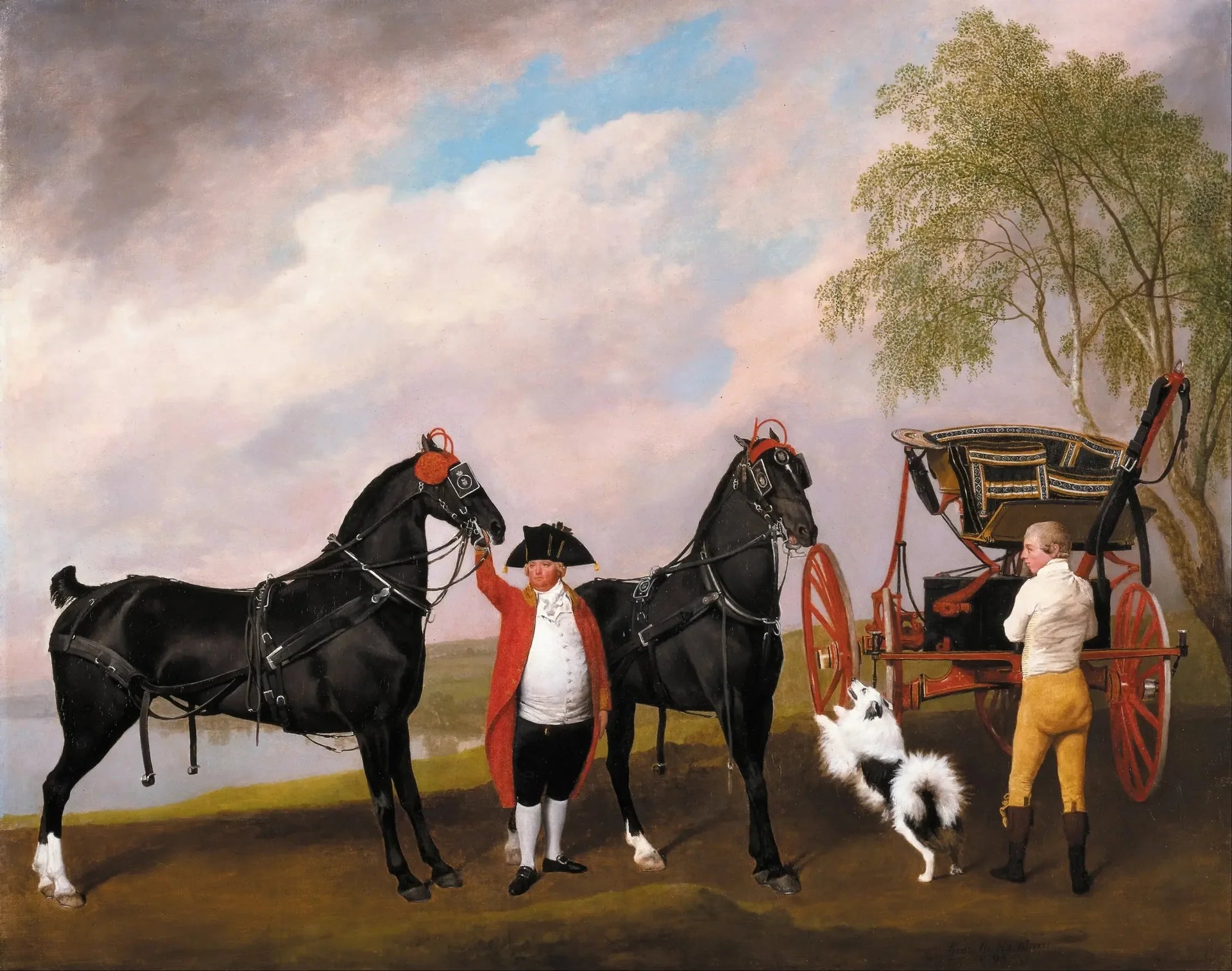 Le Phaéton du Prince de Galles - George Stubbs image 1 reproduction de peinture à l’huile