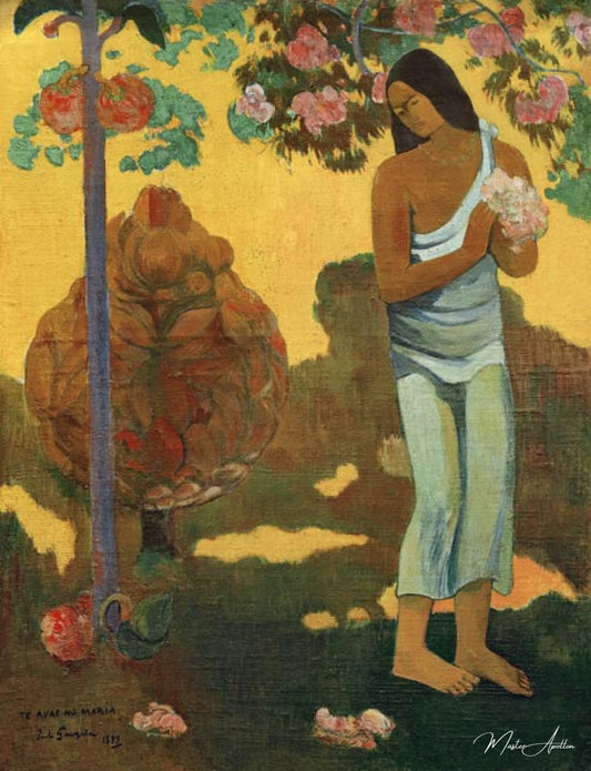 Le pied de Marie - Paul Gauguin - Reproductions de tableaux et peintures haut de gamme