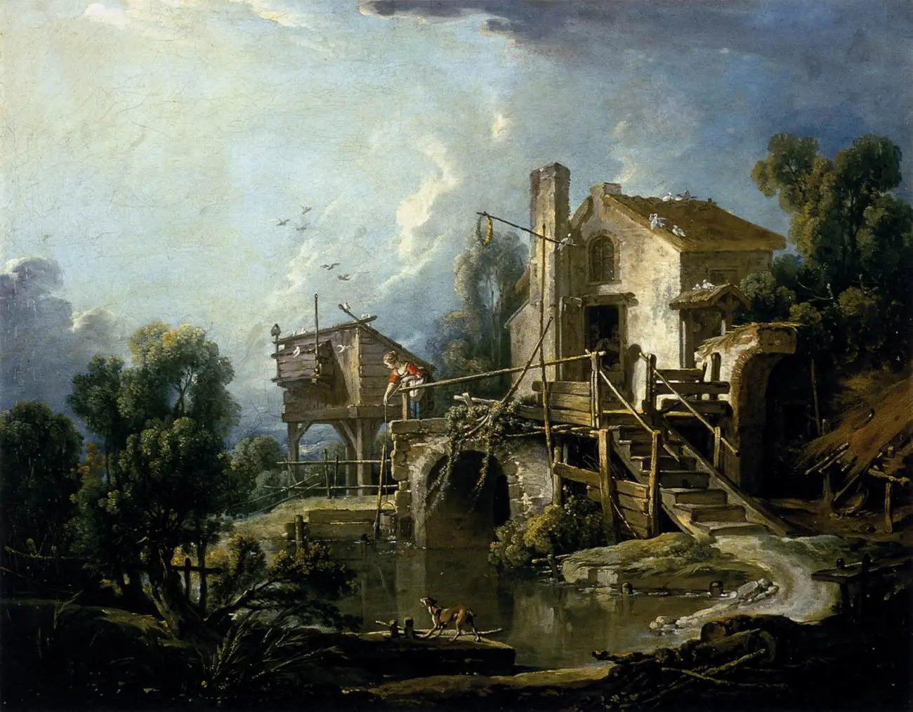 Le Pigeonnier - François Boucher - Alpha Reproduction