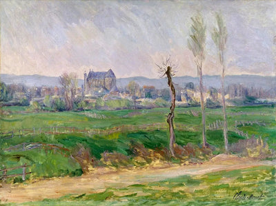 Reproduction du tableau « Le point de vue de Vernon - Claude Monet » par Alpha Reproduction en peinture à l’huile