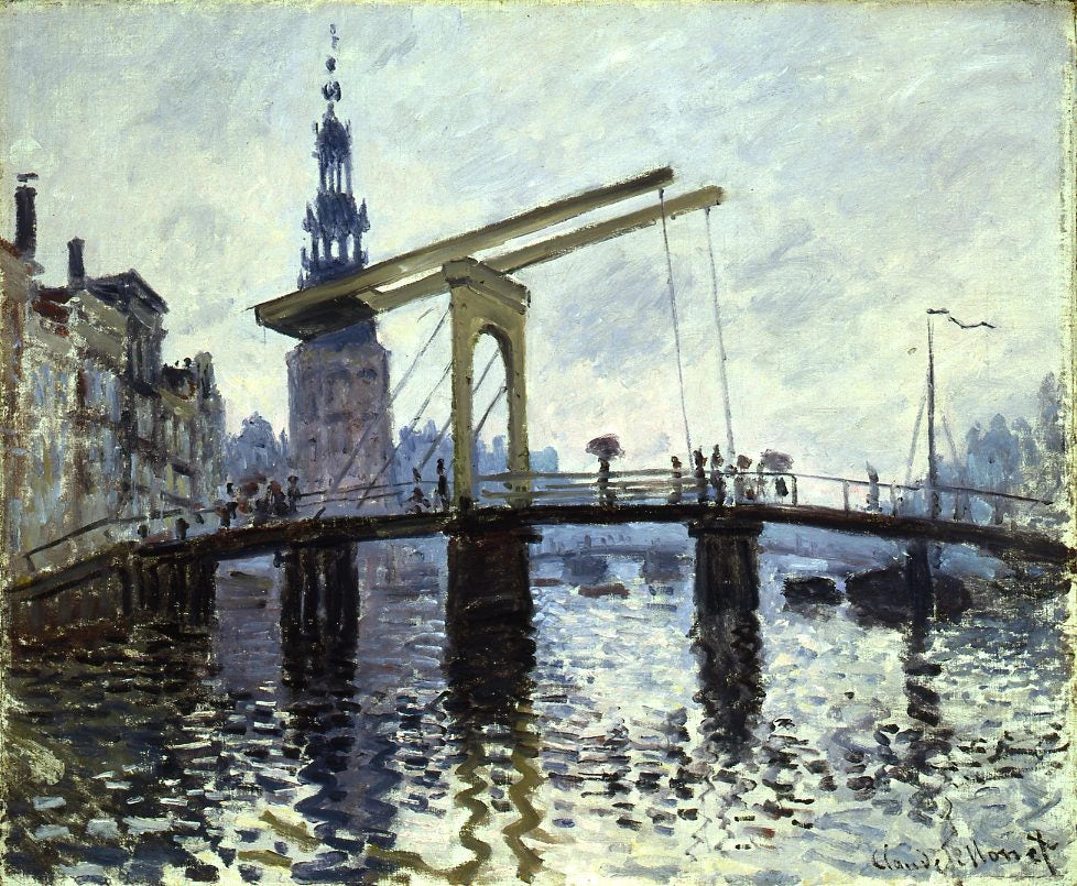 Le Pont, Amsterdam W306 par Claude Monet, 1874, Shelburne Museum