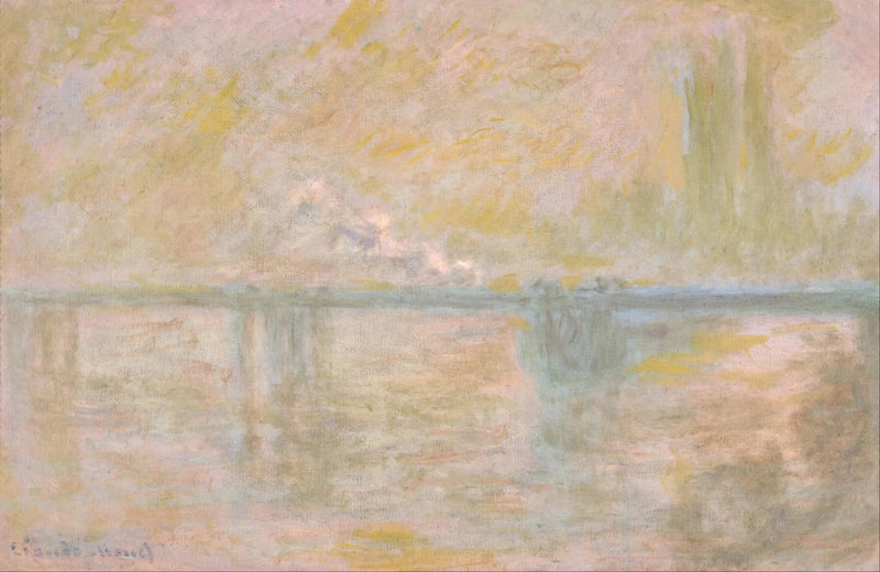 สะพานชาริงครอสที่ลอนดอน - Claude Monet