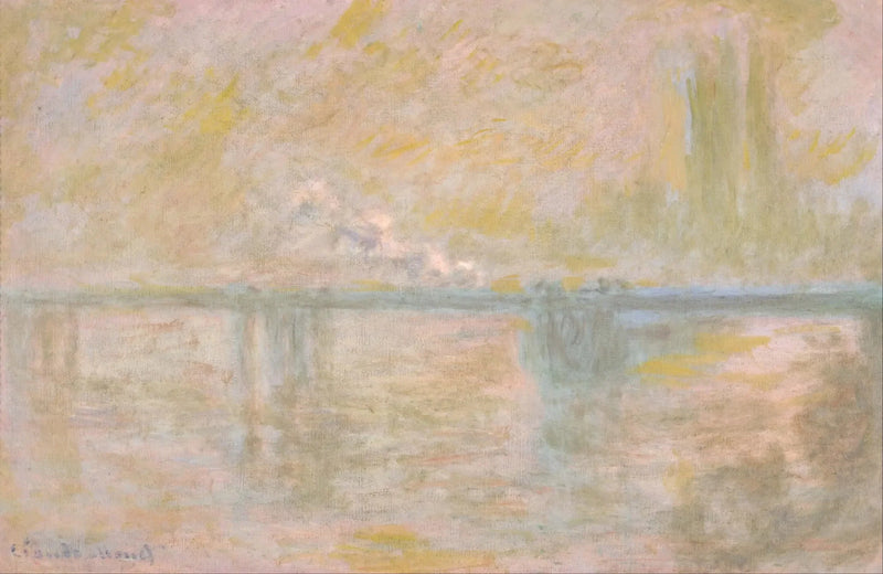 สะพานชาริงครอสที่ลอนดอน - Claude Monet