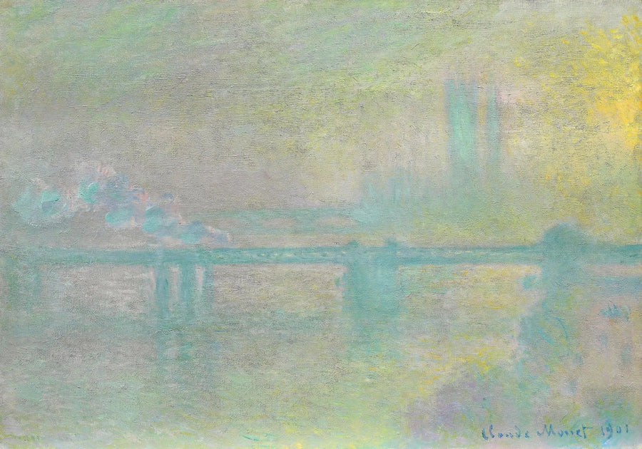 สะพานชาร์ริงครอส, ลอนดอน - Claude Monet