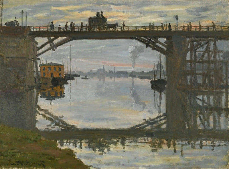 สะพานไม้ - Claude Monet