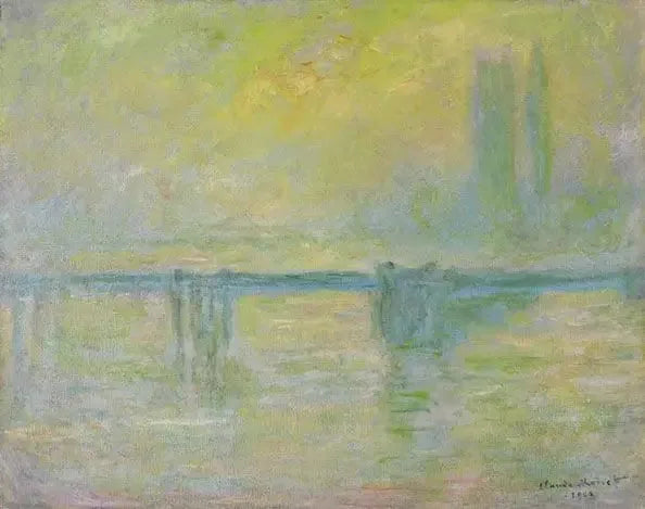 สะพานชาร์ริงครอส, หมอก - Claude Monet
