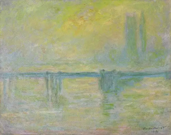 สะพานชาร์ริงครอส, หมอก - Claude Monet