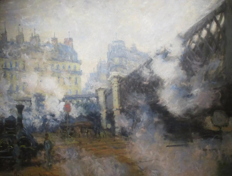 สะพานยุโรป, สถานีเซนต์-ลาซาร์ - Claude Monet