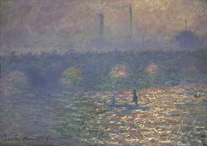 สะพานวอเตอร์ลู - Claude Monet