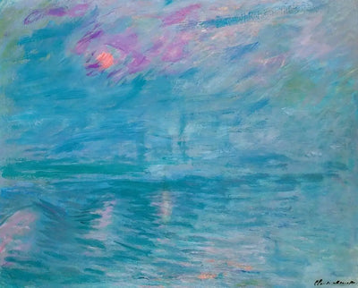 Reproduction du tableau « Le pont de Waterloo - Claude Monet » par Alpha Reproduction en peinture à l’huile