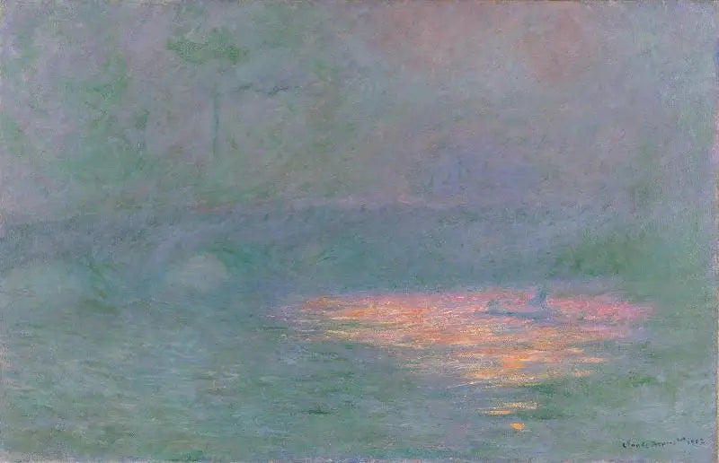 สะพานวอเตอร์ลู - Claude Monet