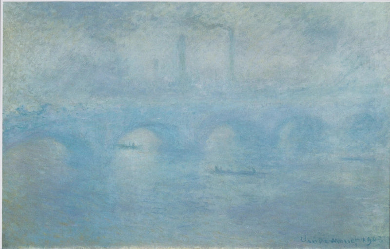 สะพานวอเตอร์ลู เอฟเฟกต์หมอก - Claude Monet