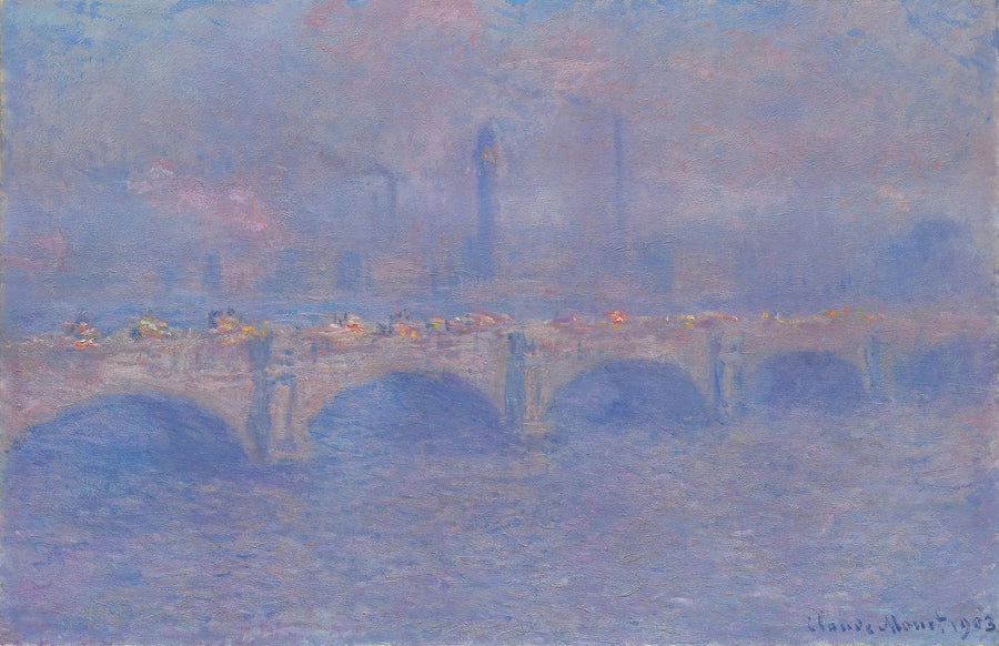 สะพานวอเตอร์ลู, ผลกระทบของแสงแดด - Claude Monet