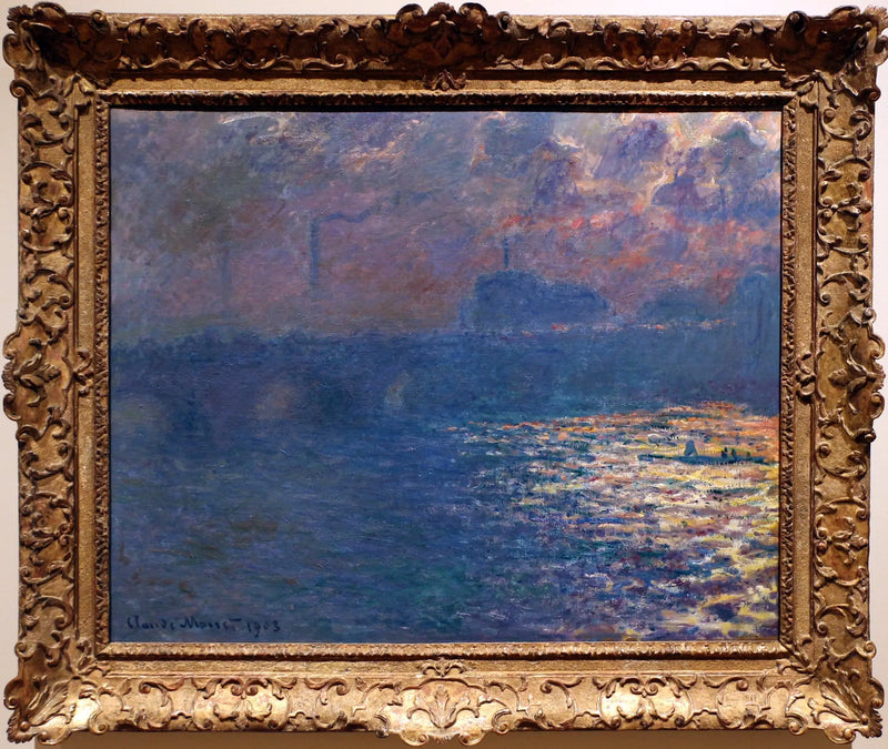 สะพานวอเตอร์ลู, ผลกระทบของแสงแดด - Claude Monet