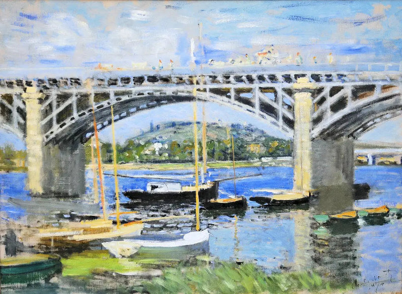 สะพานข้ามแม่น้ำแซนที่อาร์ฌ็องเตย - Claude Monet