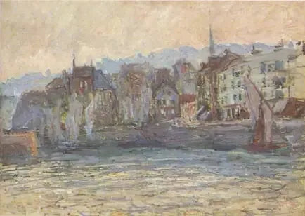 ท่าเรือฮงเฟลอร์ - Claude Monet