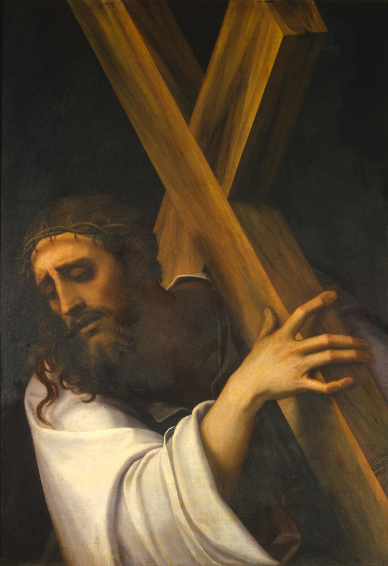 การนำไม้กางเขน - Sebastiano del Piombo
