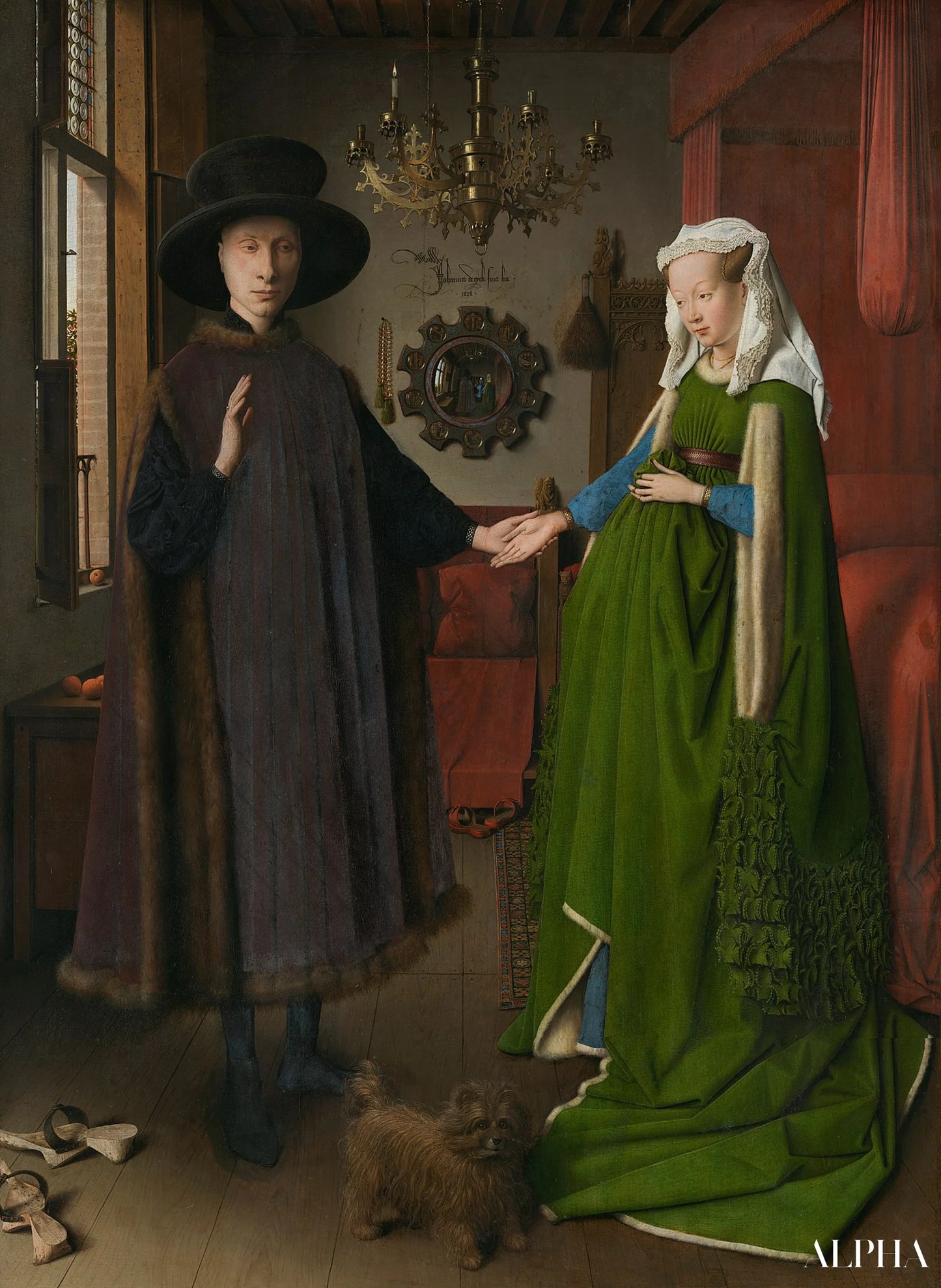 The Arnolfini Portrait - Jan Van Eyck - High-end reproductions of paintings and artworks