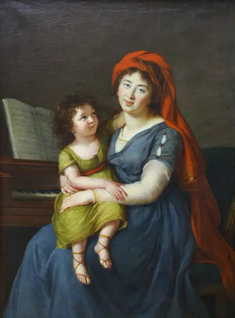 Le portrait de la princesse Ekaterina Nikolaevna Menchikova - Élisabeth Vigée Le Brun - Alpha Reproduction