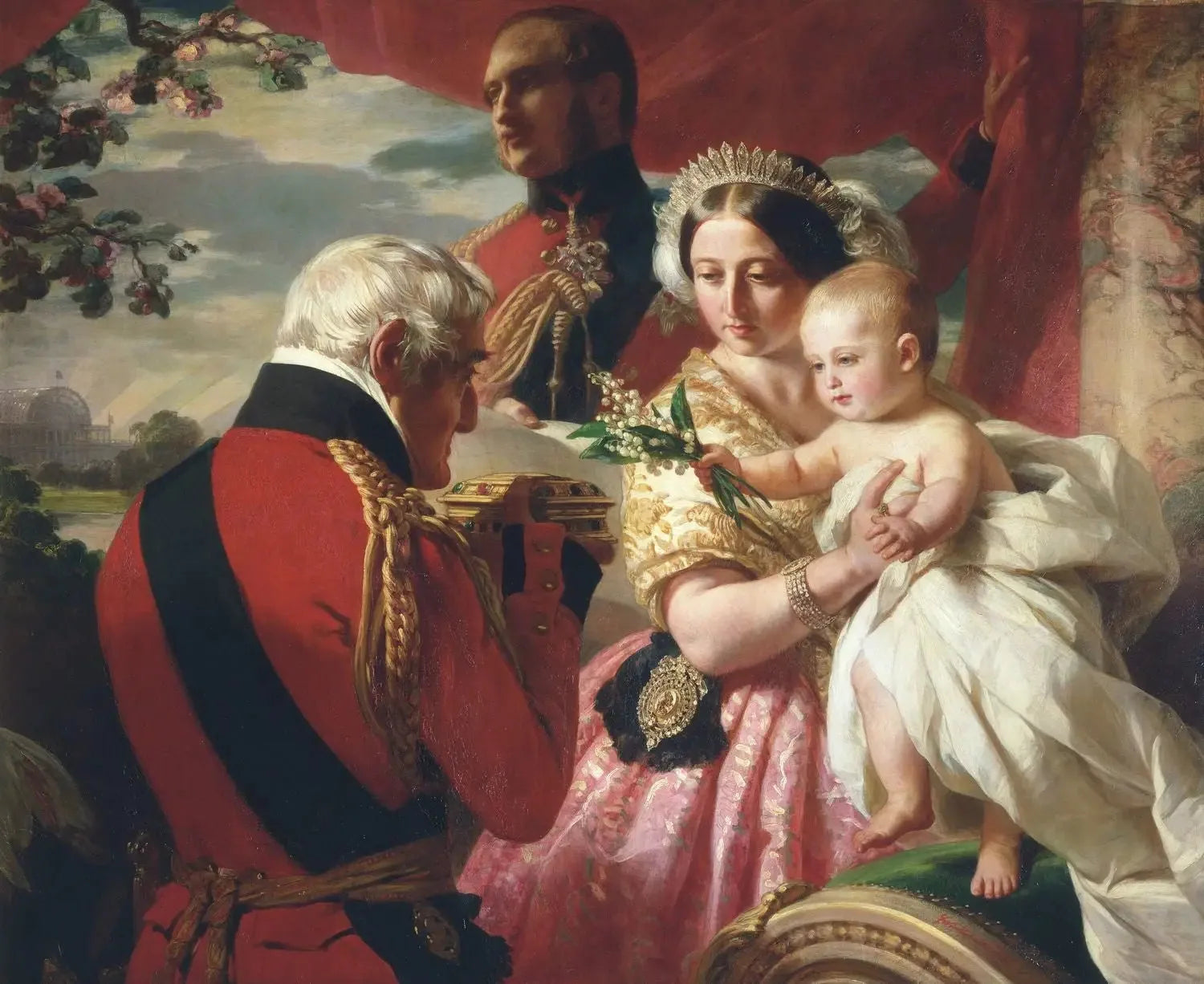 Le premier mai 1851 - Franz Xaver Winterhalter image 1 copie de tableau peinte à la main