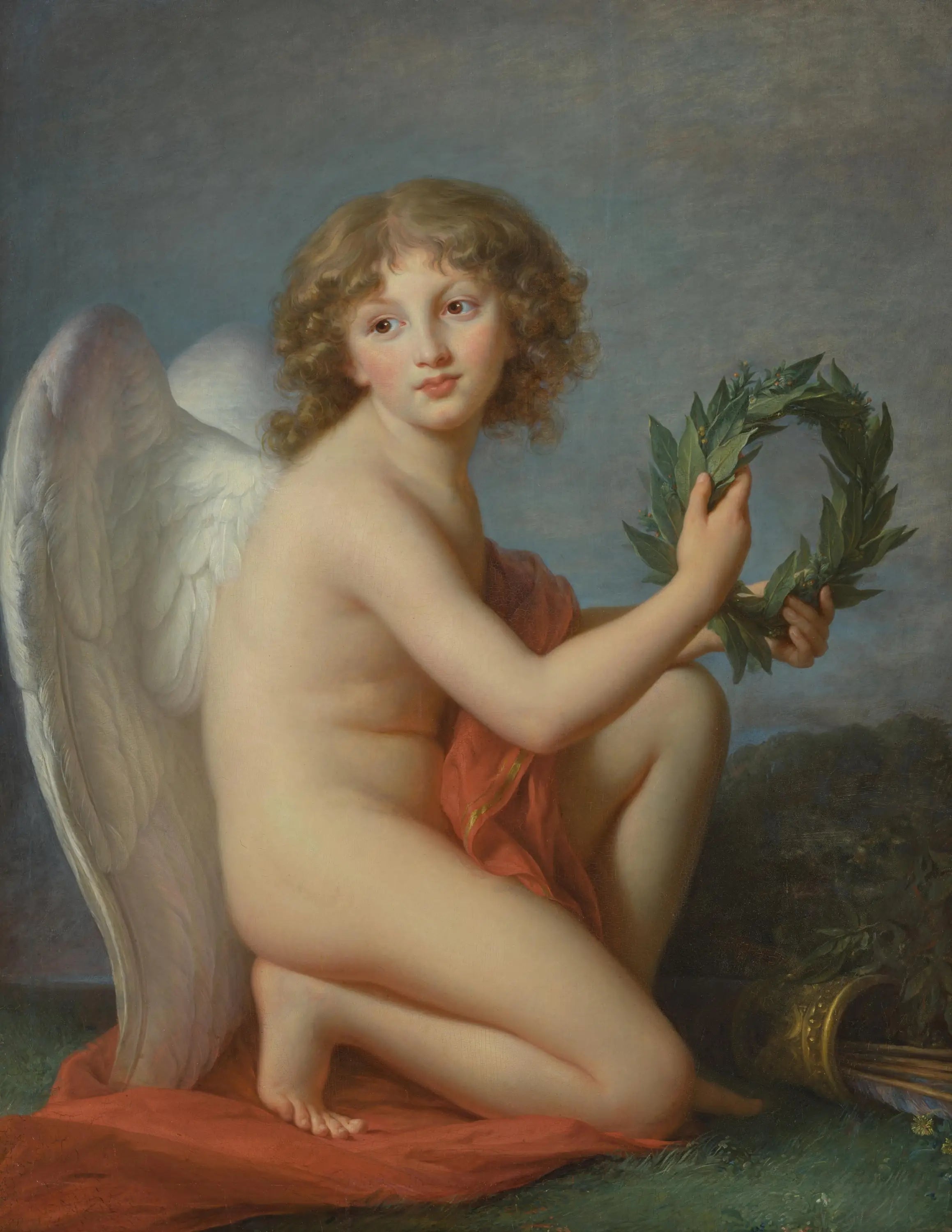 Le prince Henri Lubomirski que le génie de la renommée - Élisabeth Vigée Le Brun - Alpha Reproduction