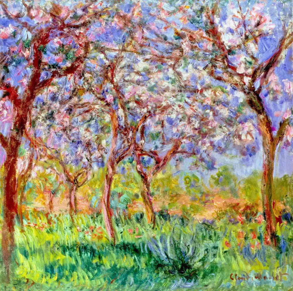 Le printemps à Giverny - Claude Monet image 1 reproduction d’œuvre d’art à l’huile