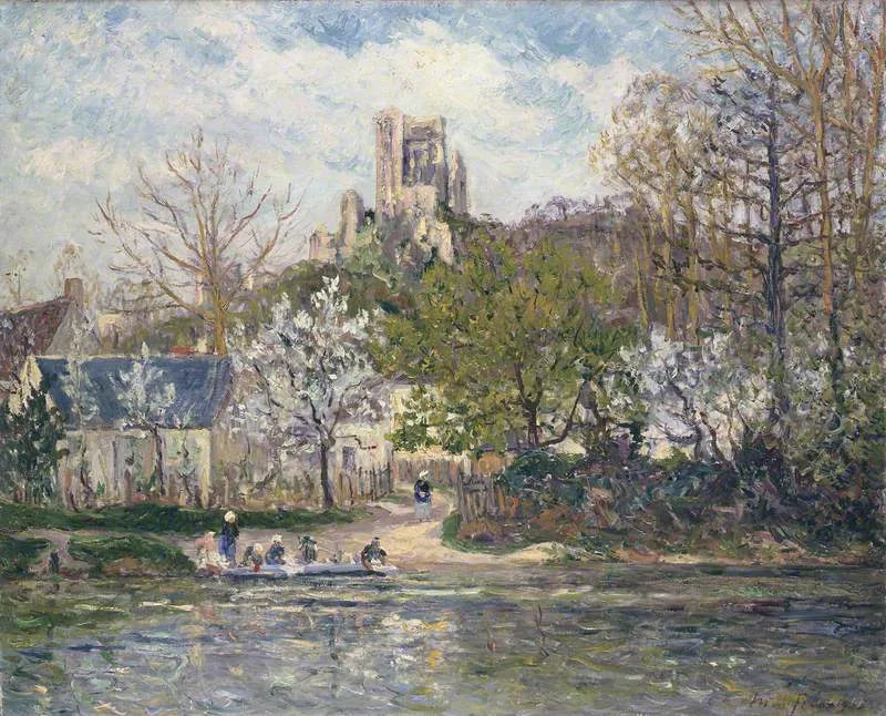 Le printemps à Lavardin (Touraine) - Maxime Maufra image 1 reproduction de peinture à l’huile