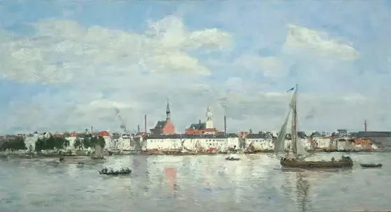 ท่าเรือในอันต์เวิร์ป (1874) - ยูจีน บูดิน