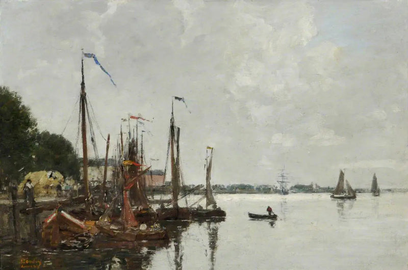 ท่าเรือแอนต์เวิร์ป, เบลเยียม - Eugène Boudin
