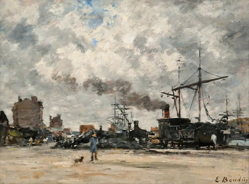 ท่าเรือ - Eugène Boudin