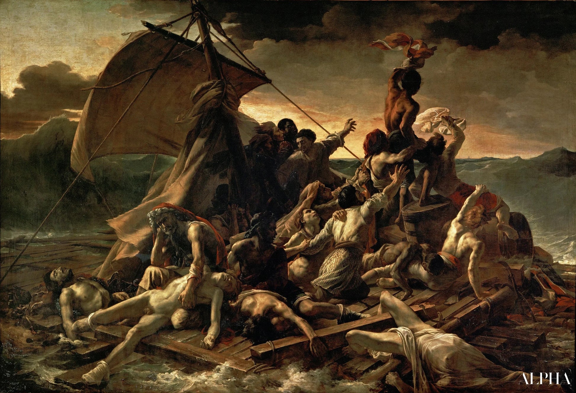 Le radeau de la Méduse - Théodore Géricault - Reproductions de tableaux et peintures haut de gamme