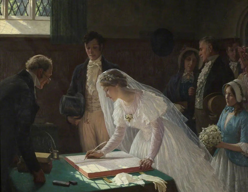 ทะเบียนสมรส - Edmund Blair Leighton