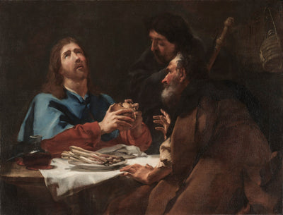 Le Repas à Emmaüs - Giovanni Battista Piazzetta - Alpha Reproduction