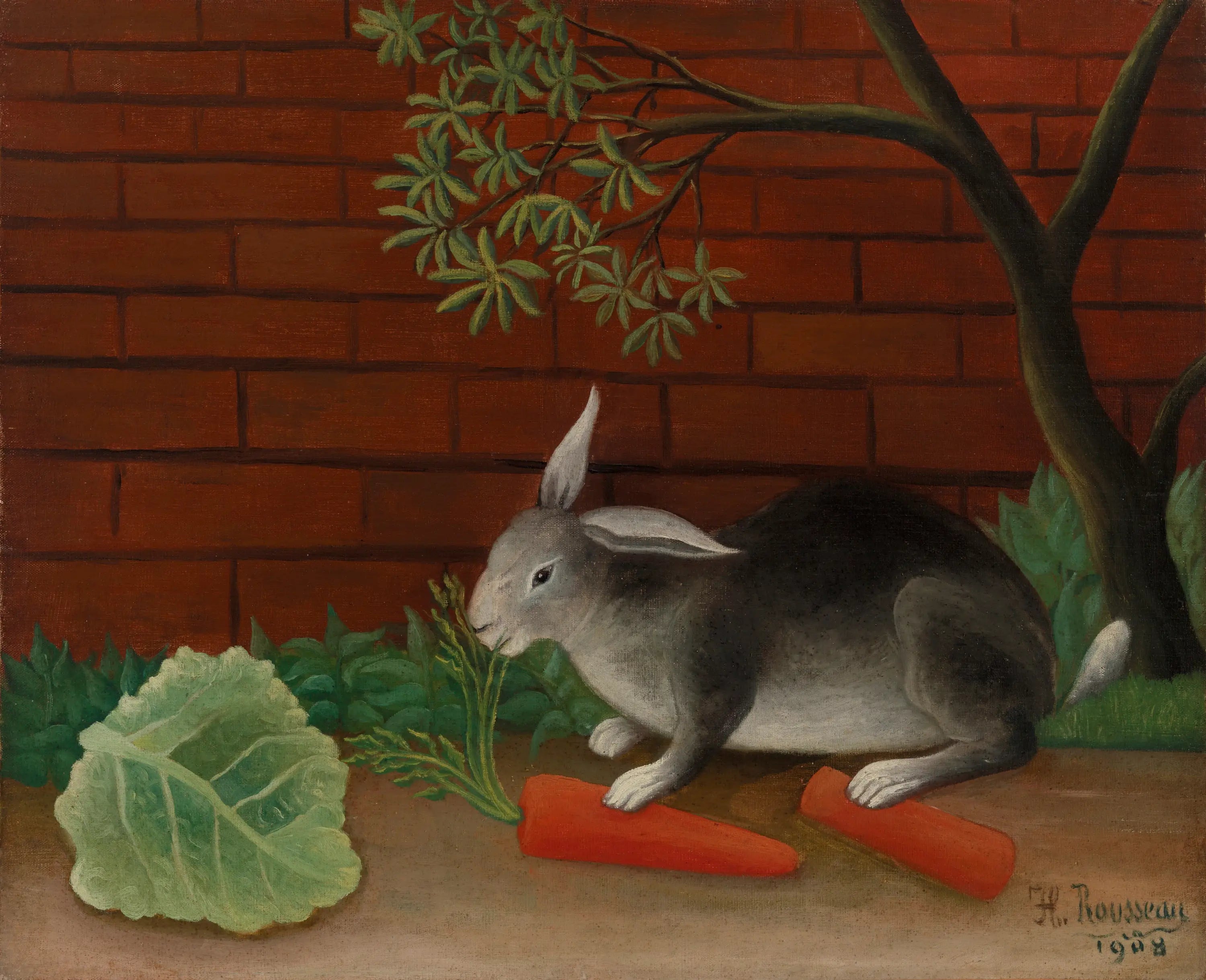 Le Repas du lapin - Henri Rousseau - Alpha Reproduction