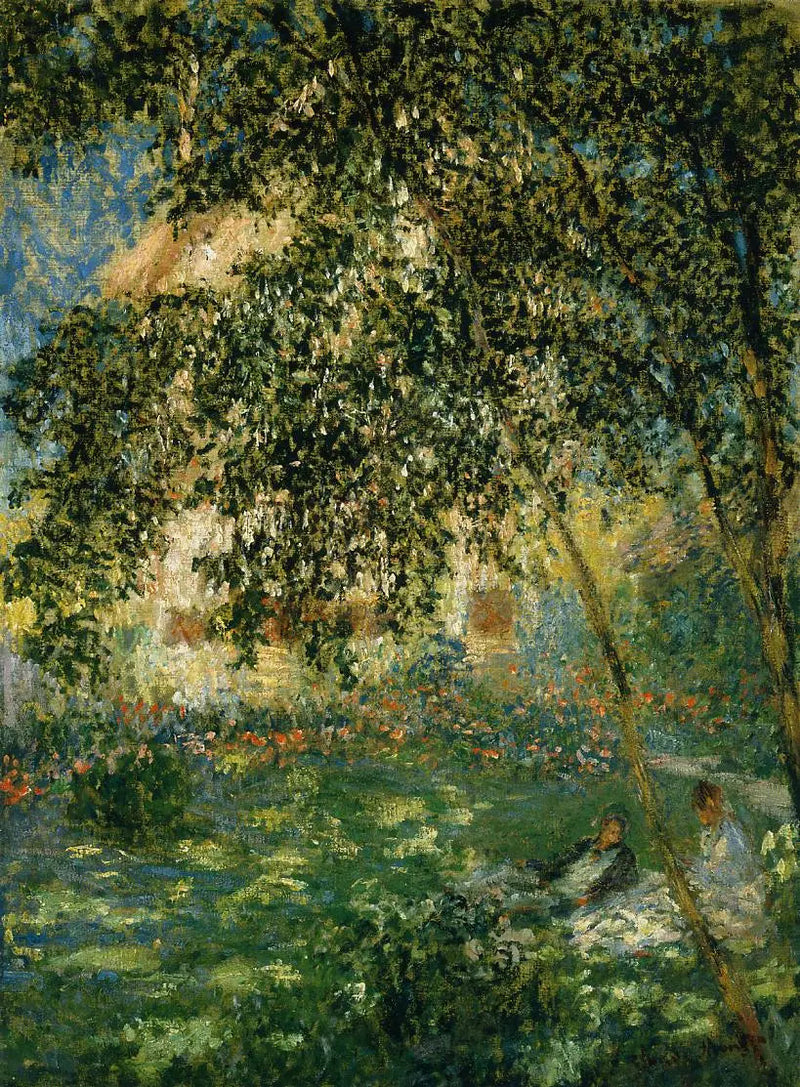 การพักผ่อนในสวน, Argenteuil - Claude Monet