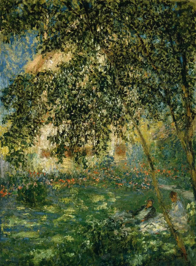 การพักผ่อนในสวน, Argenteuil - Claude Monet