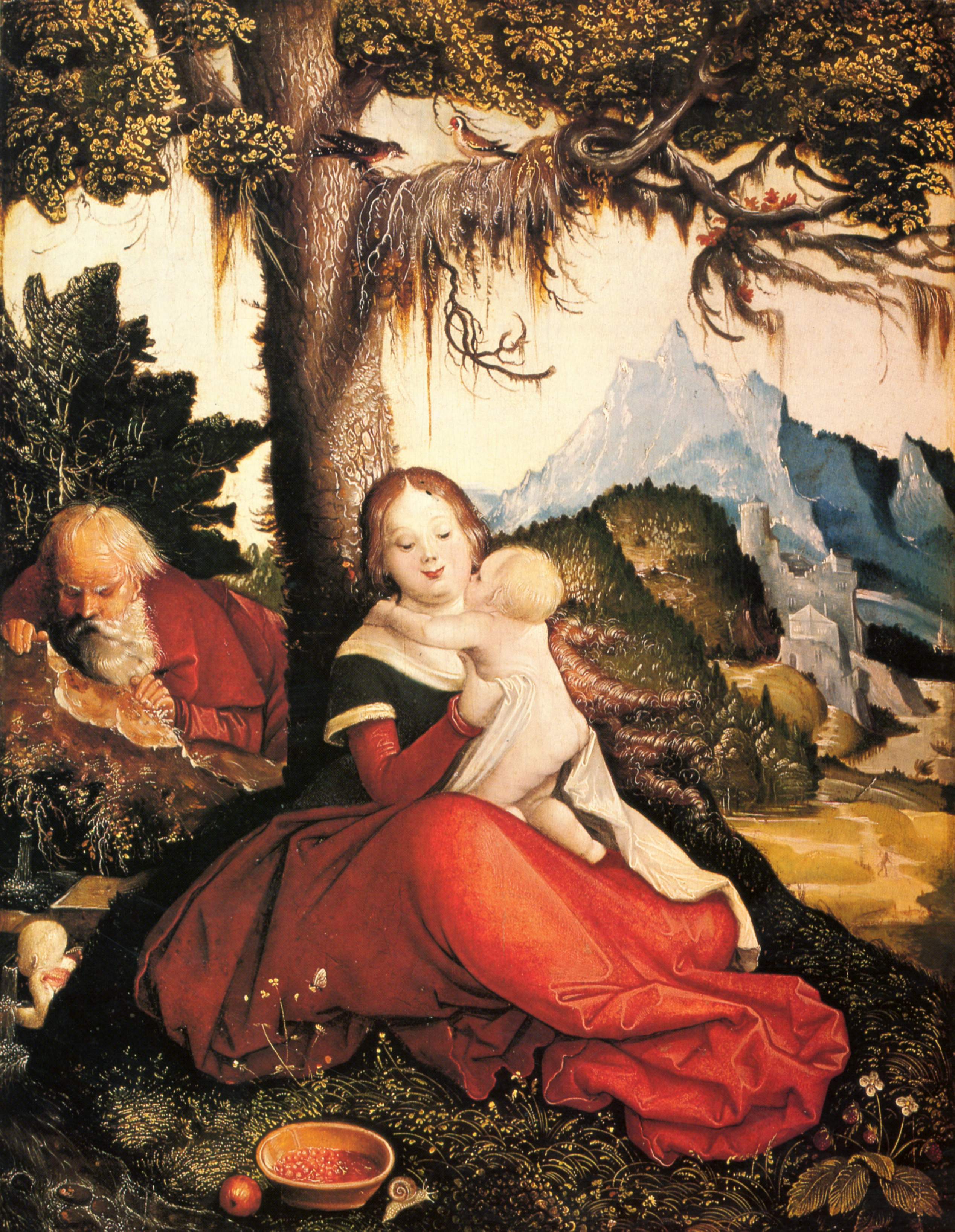 Le Repos pendant la fuite en Égypte - Hans Baldung Grien - Alpha Reproduction