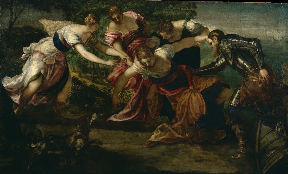 Le retour de Pompée après la bataille de Pharsale - Jacopo Tintoretto image 1 reproduction artisanale de tableau