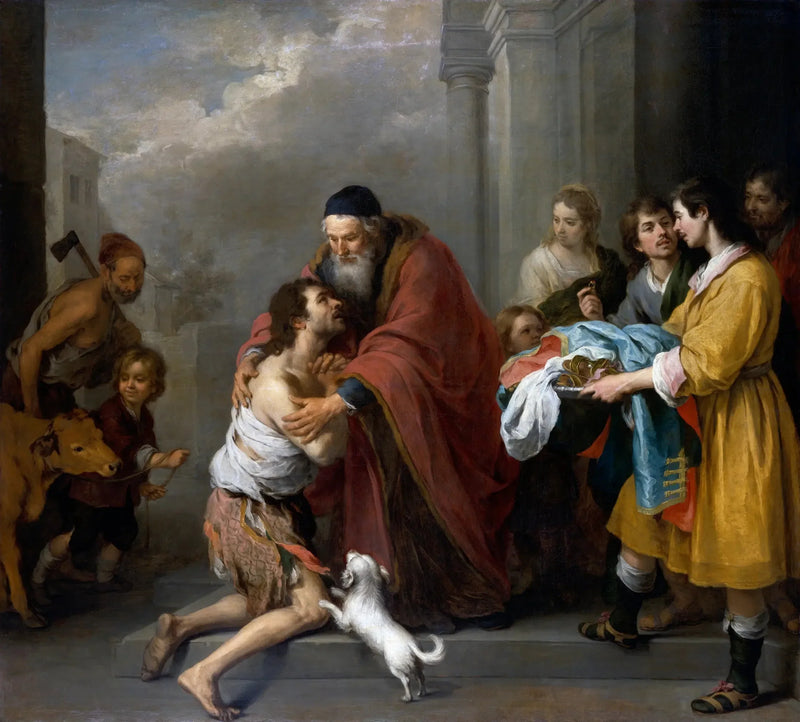 การกลับมาของบุตรชายที่ผิดหวัง - บาร์โทโลเม́ Esteban Murillo