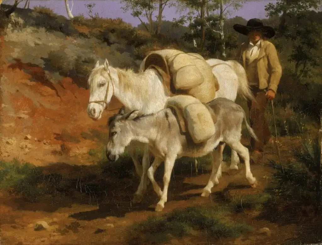 Le retour du moulin - Rosa Bonheur image 1 copie de tableau peinte à la main