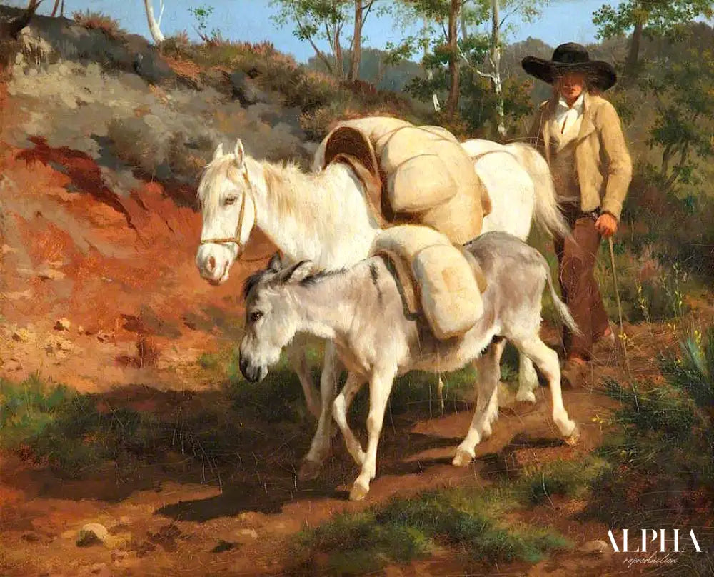 The Return from the Mill - Rosa Bonheur - Reproductions de tableaux et peintures haut de gamme