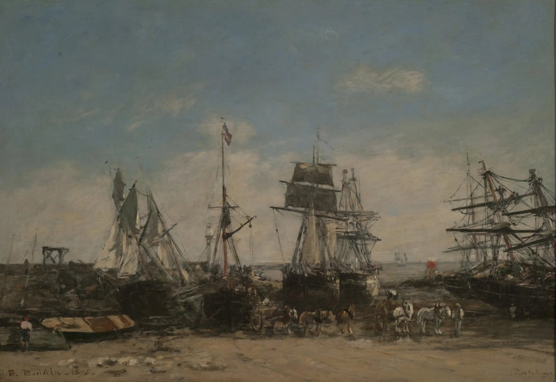 ชายฝั่งของ Portrieux, Côtes-du-Nord - Eugène Boudin
