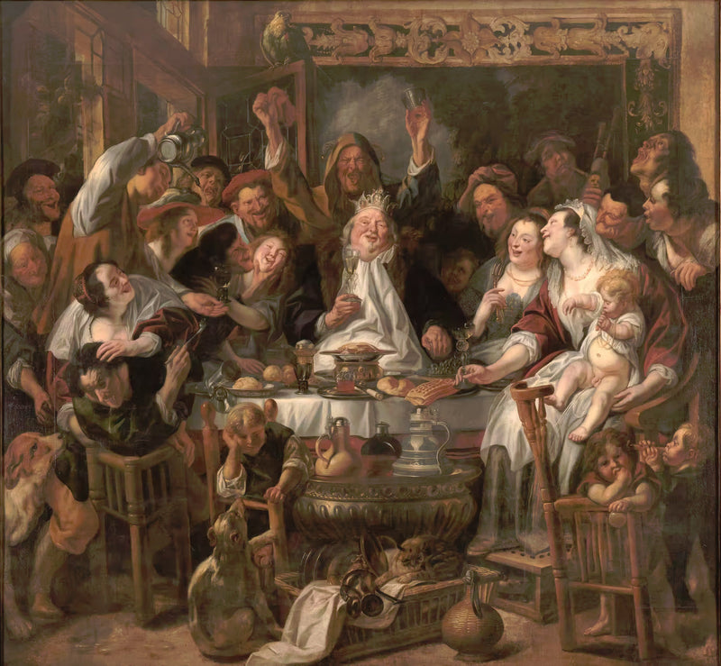 Le roi boit - Jacob Jordaens