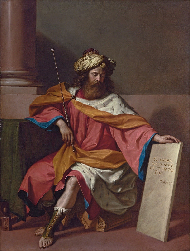 พระกษัตริย์ดาวิด - Guercino