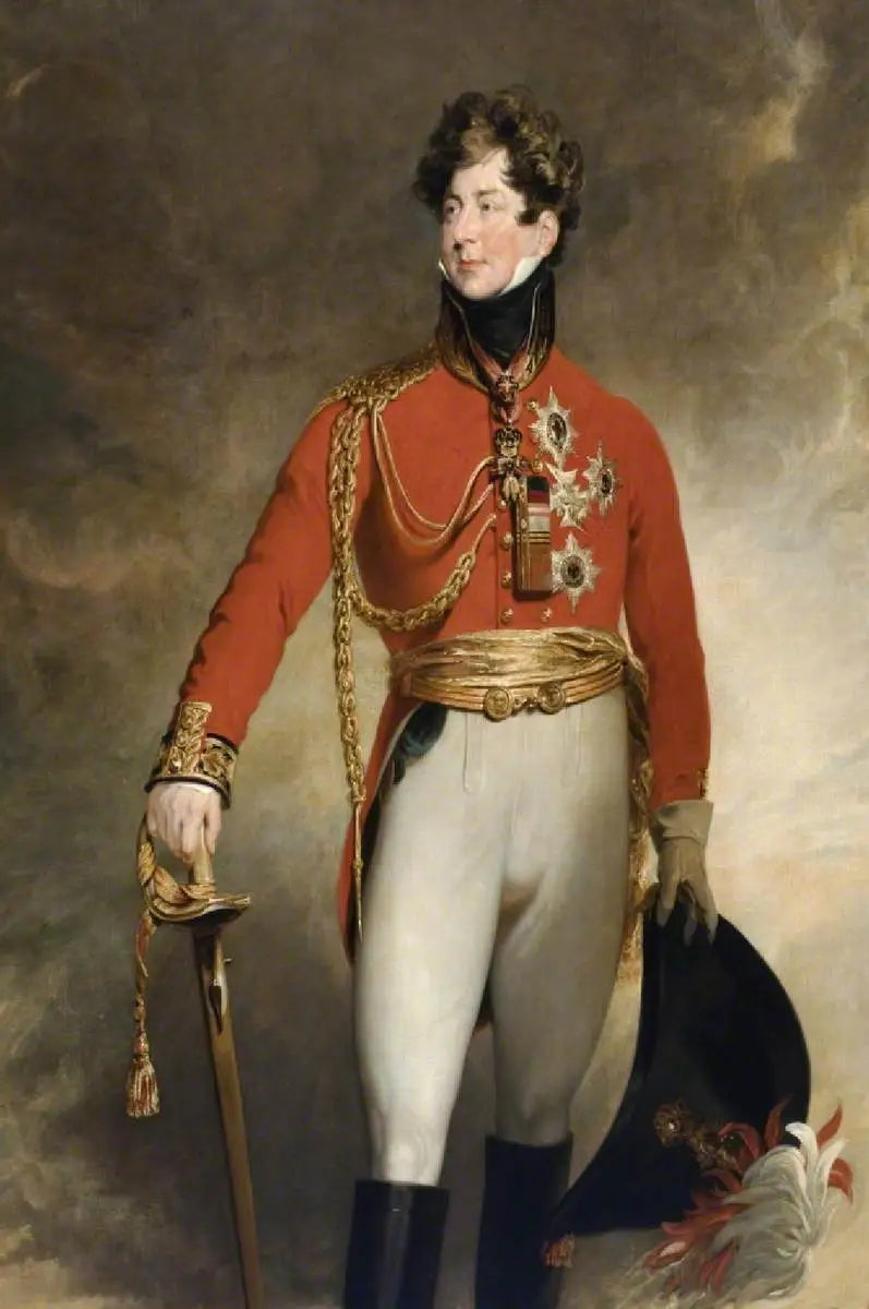 Le roi George IV (1762-1830) - Thomas Lawrence image 1 reproduction artisanale de tableau