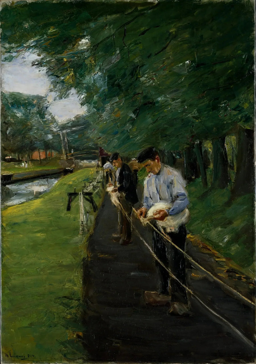 Le Ropewalk à Edam - Max Liebermann image 1 reproduction d’œuvre d’art à l’huile