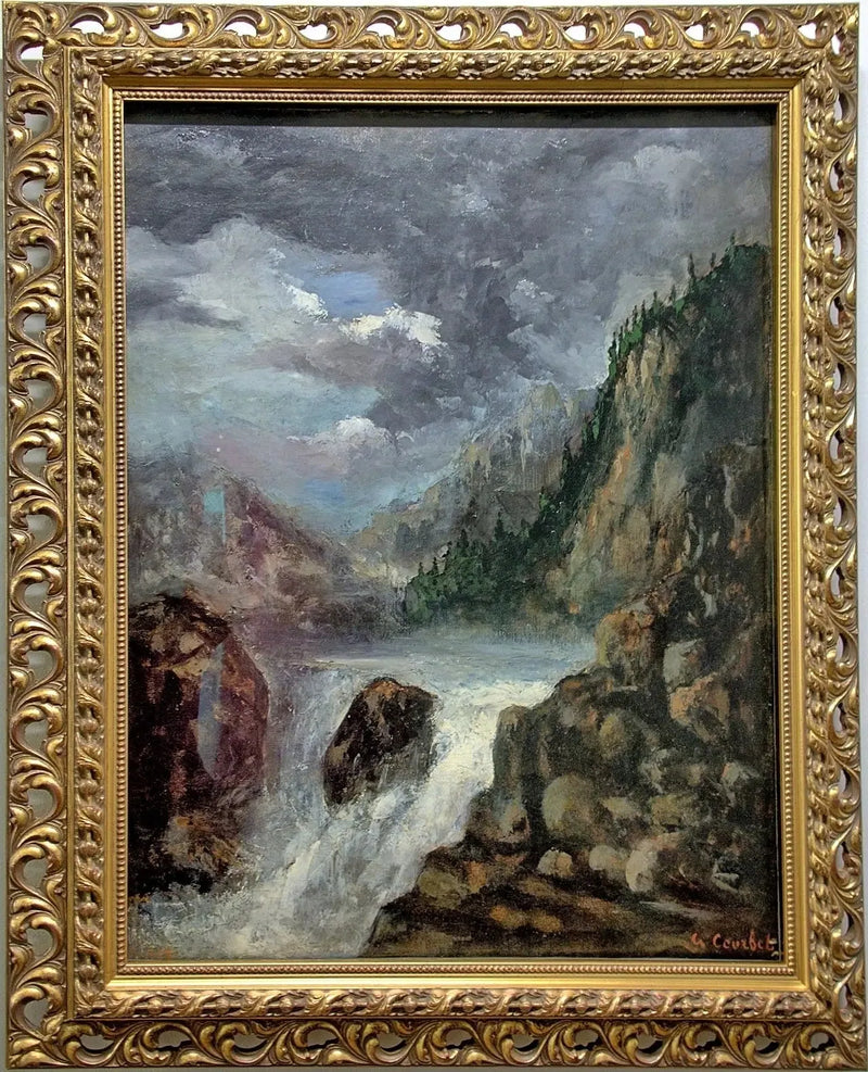 กระโดดของ Doubs - Gustave Courbet