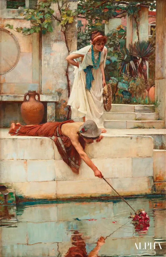 Le sauvetage - John William Waterhouse Reproductions de tableaux à la peinture à l’huile