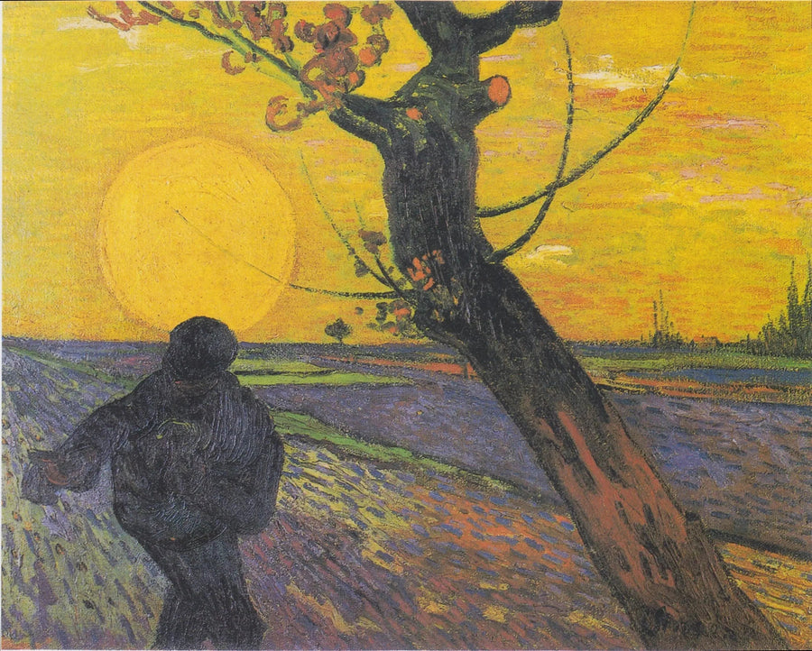 คนหว่านเมล็ดในยามพระอาทิตย์ตก - Vincent van Gogh